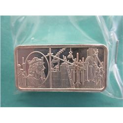 2.08 Troy Oz. Proof Quality .925 Silver Art Bar
