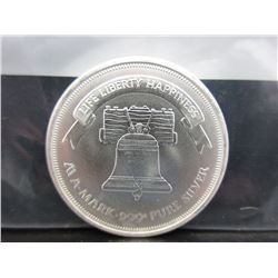 1 Troy Ounce .999 Silver Art Round