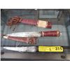 Image 1 : 2 Daggers with leather sheaths