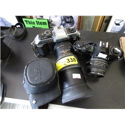Konica & Pentax cameras - used