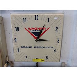"Wagner Lockheed" electric advertising clock