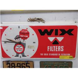 "Wix Filters" electric wall clock