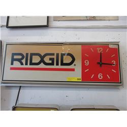"Ridgid" electric wall clock