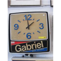 "Gabriel Shock Absorbers" Electric Wall Clock