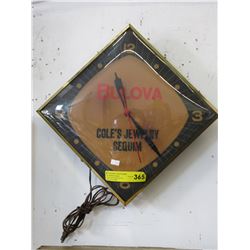 Vintage - "Bulova" electric wall clock
