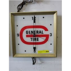 Vintage - "General Tire" electric wall clock
