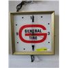 Image 1 : Vintage - "General Tire" electric wall clock