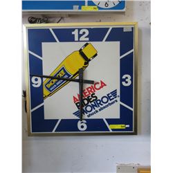 "Monroe" electric illuminated wall clock