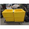 Image 1 : Industrial rolling flat cart & contents
