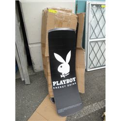2 Cases of Playboy Energy Drink foam signs