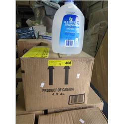4 Cases of distilled water