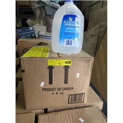 4 Cases of distilled water