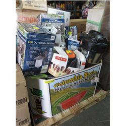 Skid of used & store return goods