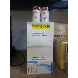6 Cases of red ball point pens & more