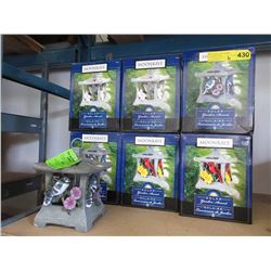 6 New hanging solar garden lights