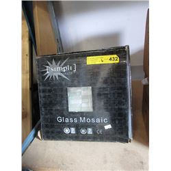 6 Packages of new glass mosaic tile