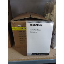 Case of new steno notebooks