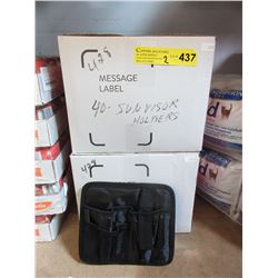 2 Cases of new sun visor holders