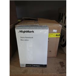 Case of new steno notebooks