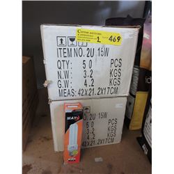 2 Cases of new energy saving lightbulbs