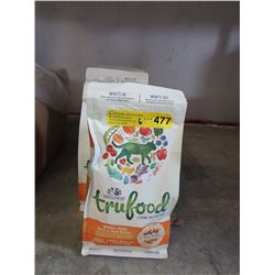 6 x 2 LB bags of "Trufood" dry cat food
