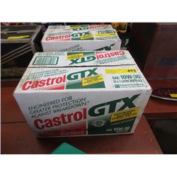 Case of Castrol GTX 10W-30 oil