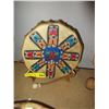 Image 1 : First Nations hide drum with stick