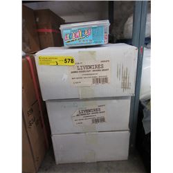 3 Cases of Live Wires jumbo inside out candy