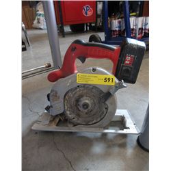 Cordless Milwaukee circular saw - used