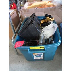 Tote of used tools