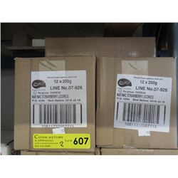 2 Cases of strawberry licorice