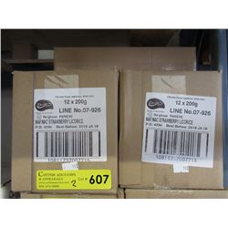 2 Cases of strawberry licorice