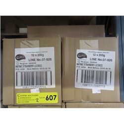 2 Cases of strawberry licorice