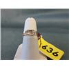 Image 1 : 18KT White and Yellow Gold Buckle Ring