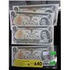 Image 1 : 4 Canadian $1 bills w/ consecutive serial numbers