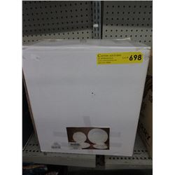 20 Piece white dinnerware set