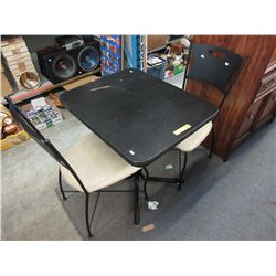 Bistro table with 2 chairs - used