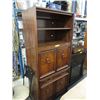 Image 1 : Entertainment cabinet with pullout shelf