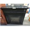 Image 1 : Corner fireplace with electric insert