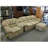 Image 1 : Microfiber sofa, chair & ottoman