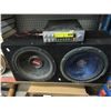 Image 1 : Car stereo with speakers - used
