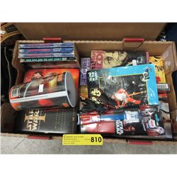 Box lot of Star Wars collectibles