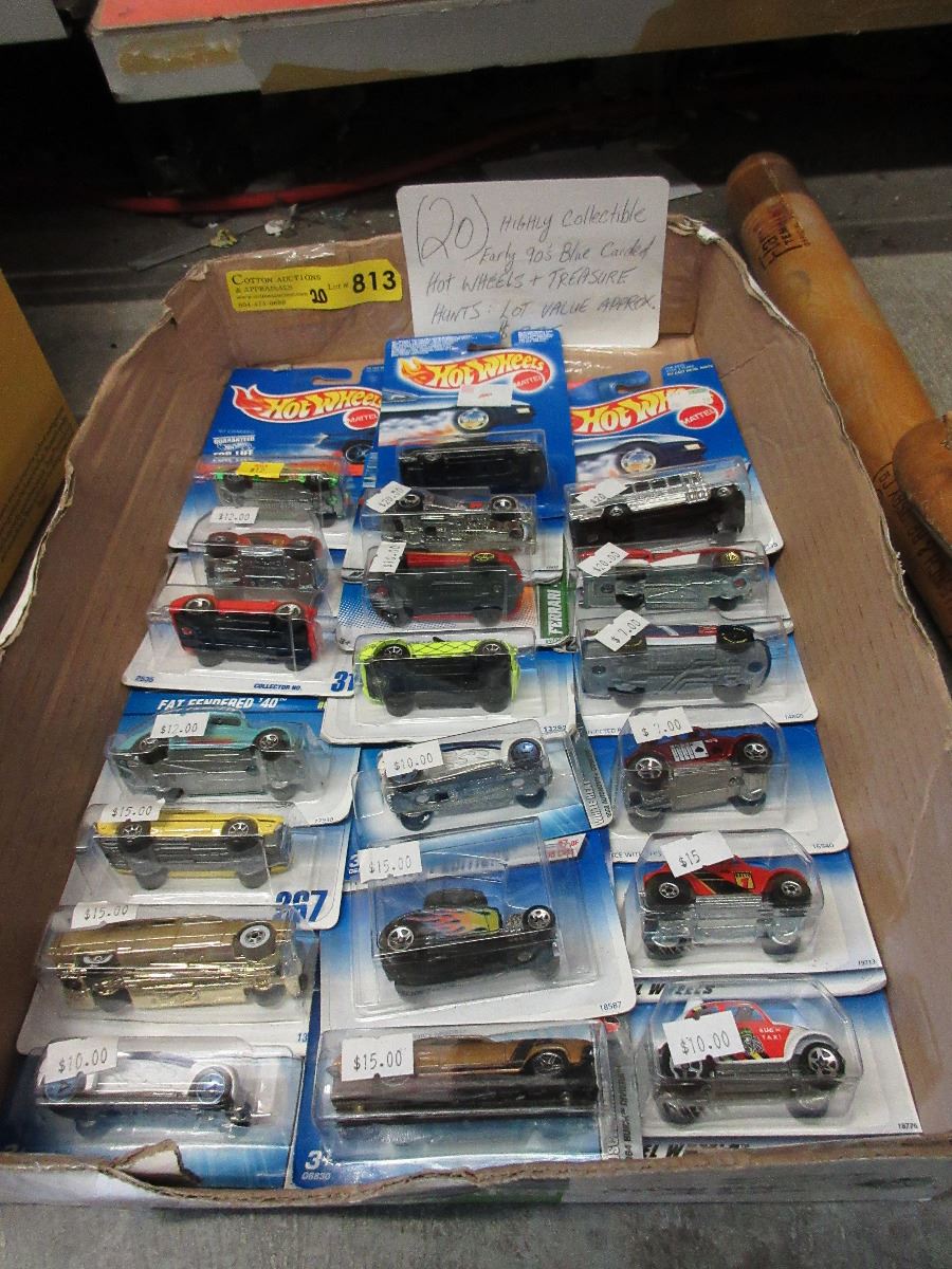20 Collectible Hot Wheels & Treasure hunts