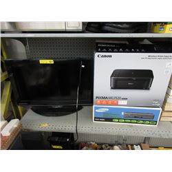 Toshiba TV, Canon printer & DVD recorder