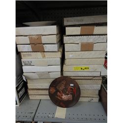 24 Collector plates in original boxes