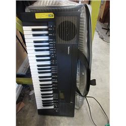 Technics portable electric keyboard with case