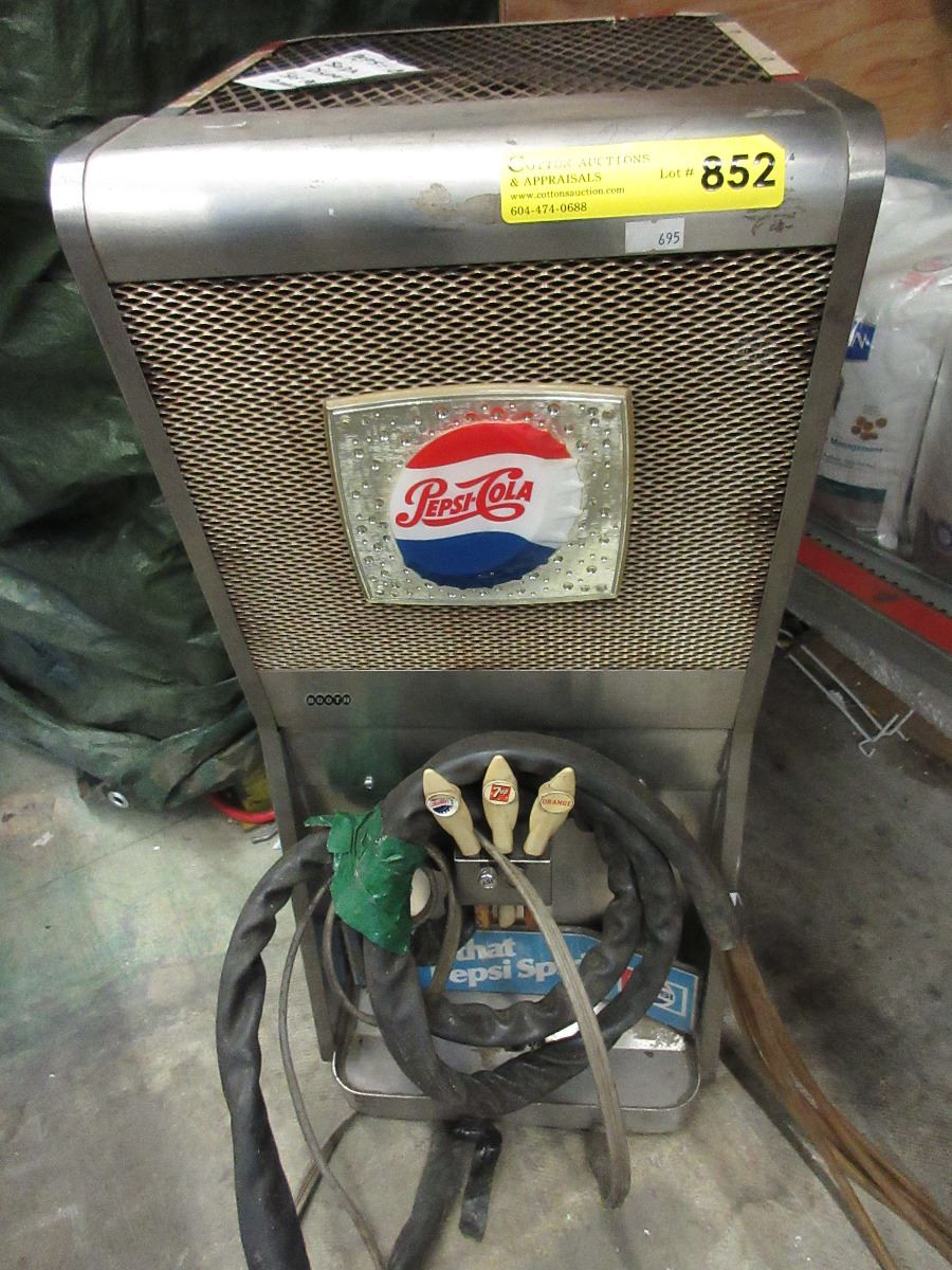 Vintage PepsiCola soda dispenser