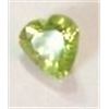 Image 1 : .80 *LARGE* CARAT GREEN PERIDOT GEMSTONE *BEAUTIFUL HEART CUT & FACETED* GEM!! GEMSTONE CAME OUT OF