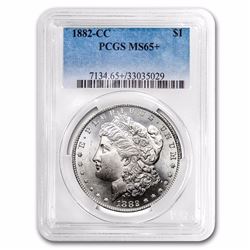 1882-CC Morgan Dollar MS-65+ Plus PCG( Could re-grade as MS-66? Value $2000)