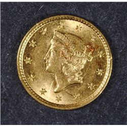 1851 $1 GOLD BU